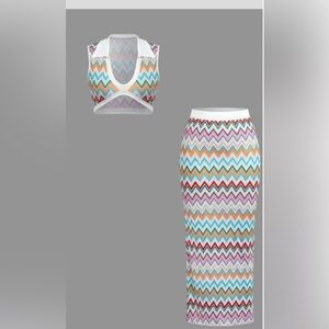 Micas NWT Micas Set Top & Skirt